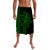 Polynesian Lavalava Hawaiian Warrior and Aloha Girl With Hammerhead Shark Tattoos Green LT6 Lavalava Green - Polynesian Pride