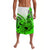 Hawaii Lavalava Polynesian Shark Tattoo With Plumeria Green Gradient LT14 Green - Polynesian Pride