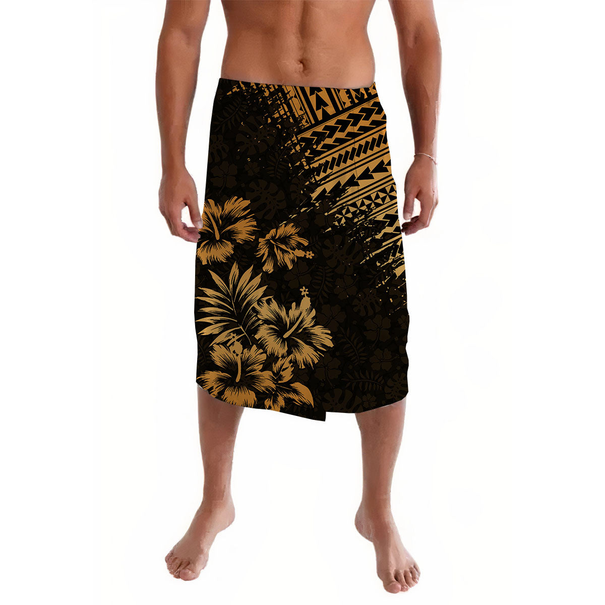 Hawaii Summer Lavalava Mix Polynesian Gold LT6 Gold - Polynesian Pride