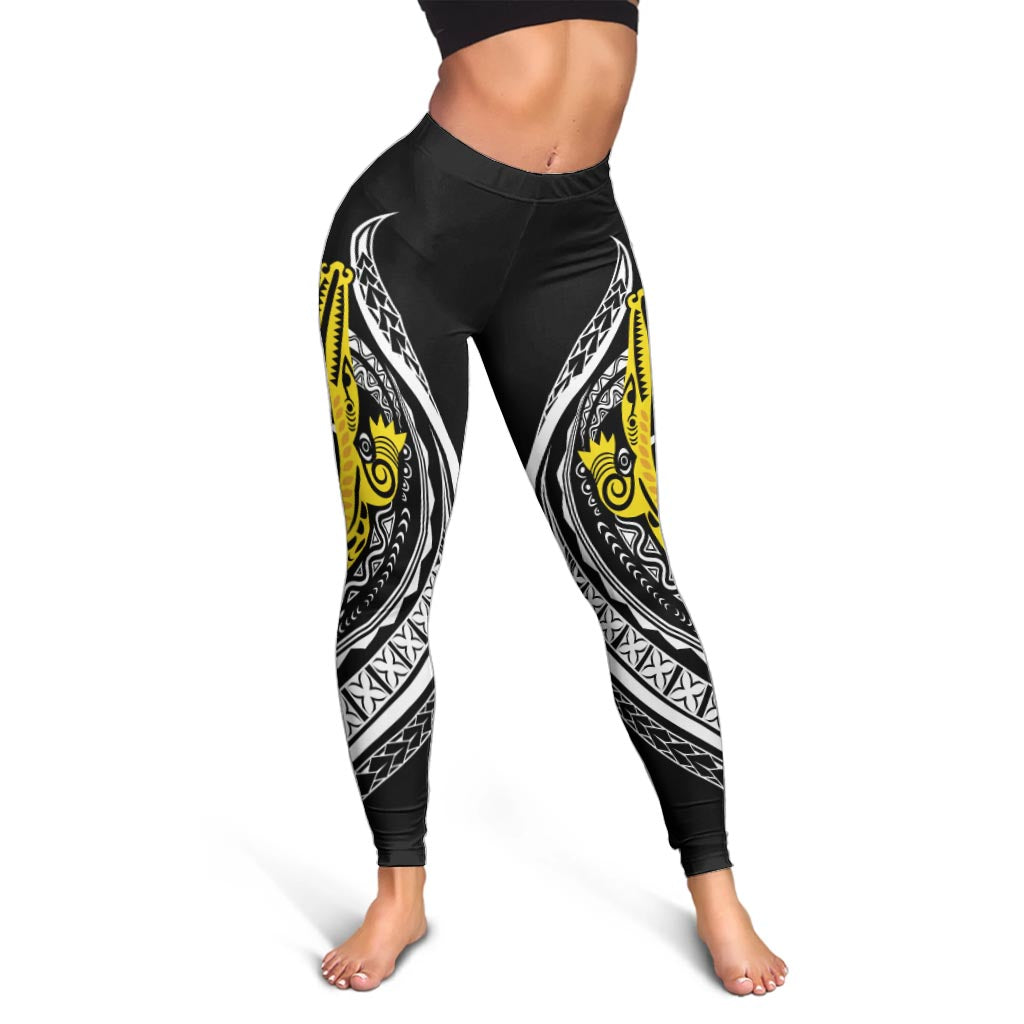 Polynesia Crocodile Special Vines Leggings - Tribal Pattern LT7