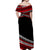 Polynesian Matching Dress and Hawaiian Shirt Simple Red LT6 - Polynesian Pride
