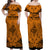 Polynesian Father's Day Gift For Dad Matching Dress and Hawaiian Shirt Super Father In The World Gold Polynesian Pattern LT9 - Polynesian Pride