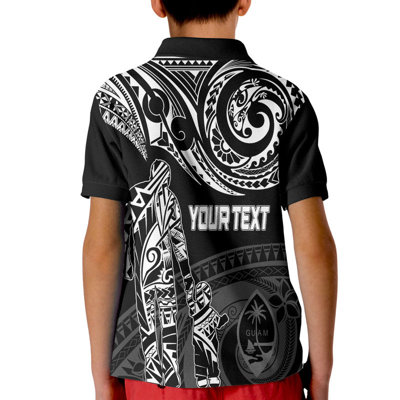 Personalised Polynesian Father's Day Polo Shirt KID Dad & Kid - Fiji LT7 - Polynesian Pride