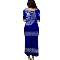 Tonga Tupou High Shcool Puletasi Dress Kupesi Style - Ver03 LT7 - Polynesian Pride