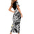 Plumeria Polynesian Couples Matching Outfits Combo Bodycon Dress And Hawaii Shirt Trending Black LT6 - Polynesian Pride