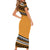 Polynesian Couples Matching Outfits Combo Bodycon Dress And Hawaii Shirt Simple Gold No.1 LT6 - Polynesian Pride