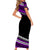 Polynesian Couples Matching Outfits Combo Bodycon Dress And Hawaii Shirt Simple Purple No.1 LT6 - Polynesian Pride