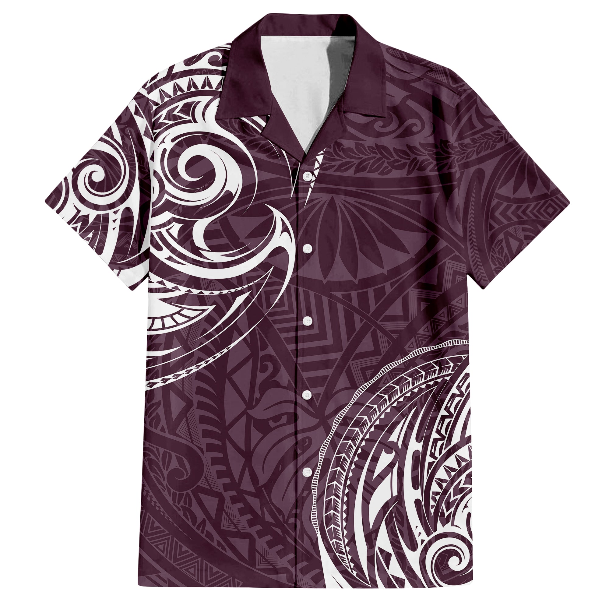 Polynesian Pride Hawaiian Shirt - Tattoo Polynesian Purple Pattern LT7 Purple - Polynesian Pride