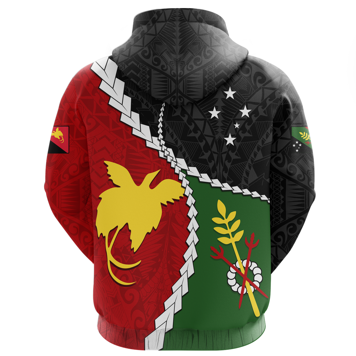 Simbu Papua New Guinea Tribal Hoodie - Polynesian Pride