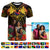 Custom Photo Papua New Guinea Provinces T Shirt Flag With Polynesian Tropical Flowers CTM14 - Polynesian Pride