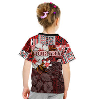 (Custom Personalised) Hammerhead Shark T Shirt Kid Hawaii Style Red LT6 - Polynesian Pride