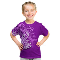 (Custom Personalised) Hammerhead Shark T Shirt Kid Polynesian Purple Style LT6 Youth XL Size14 - Polynesian Pride