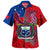 Samoa Hawaiian Shirt Samoa Flag With Seal Teuilia Flowers Tradition Patterns