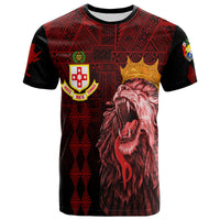 Custom Kolisi Tonga Atele Old Boys T Shirt Red Lions LT7 - Polynesian Pride