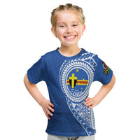(Custom Personalised) Vanuatu Tafea Province Kid T Shirt Tafea Emblem LT7 Youth XL Size14 - Polynesian Pride