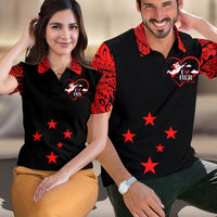Samoa Valentine Day Couple Polo Shirt LT2 6XL - Polynesian Pride