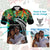 Custom Photo Polynesian Tribal Tattoo with Tropical Vibe Polo Shirt CTM09