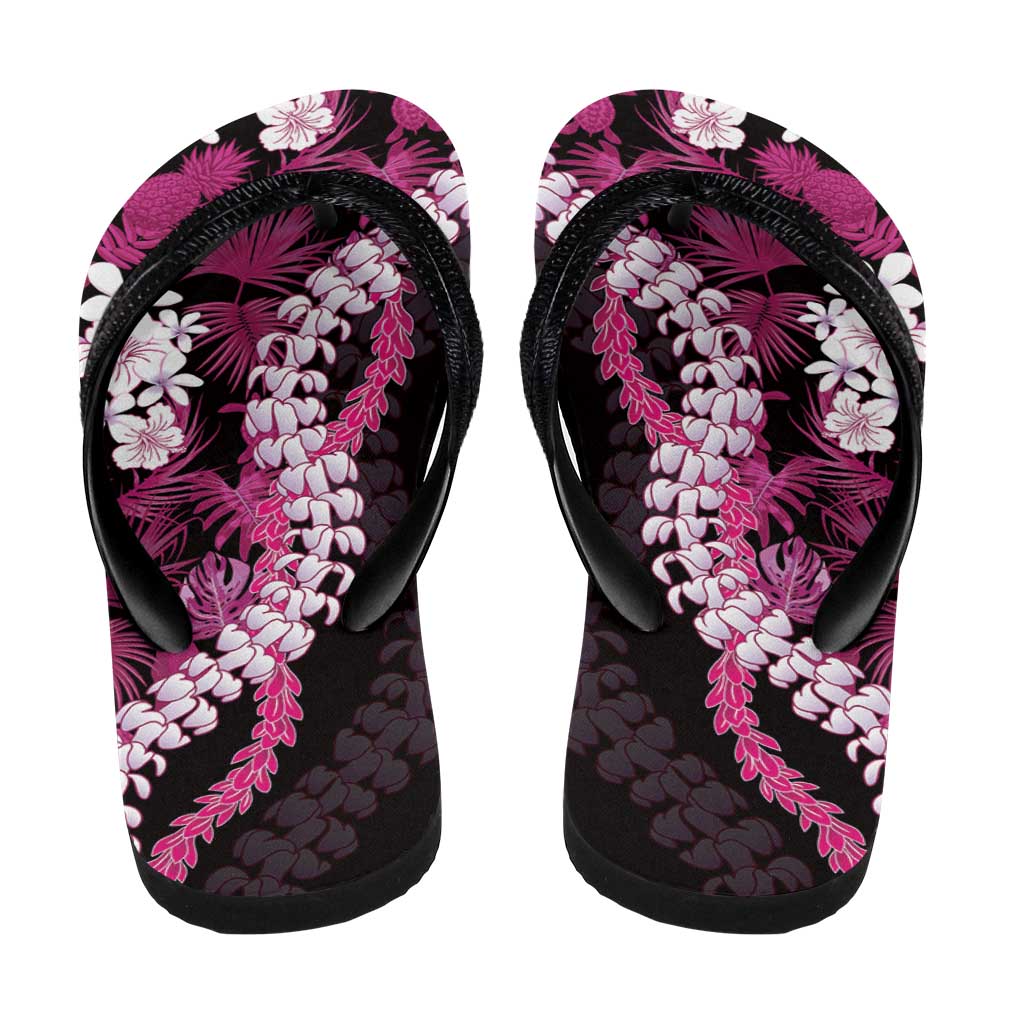 Akala Aloha Hawaii Lei Flip Flops Tropical Flowers Elegant Vibe - Polynesian Pride
