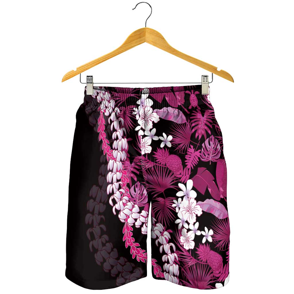 Akala Aloha Hawaii Lei Shorts for Men Tropical Flowers Elegant Vibe - Polynesian Pride