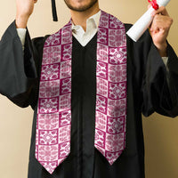 Akala Palaka Quilt Hawaii Graduation Stole Hawaiian Tropical Monstera Sea Turtle LT14