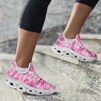 Alaka Aloha Hawaii Clunky Sneakers Plumeria Lei With Palaka Motif - Polynesian Pride