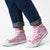 Alaka Aloha Hawaii High Top Shoes Plumeria Lei With Palaka Motif - Polynesian Pride
