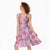 Alaka Aloha Hawaii Midi Dress Plumeria Lei With Palaka Motif - Polynesian Pride