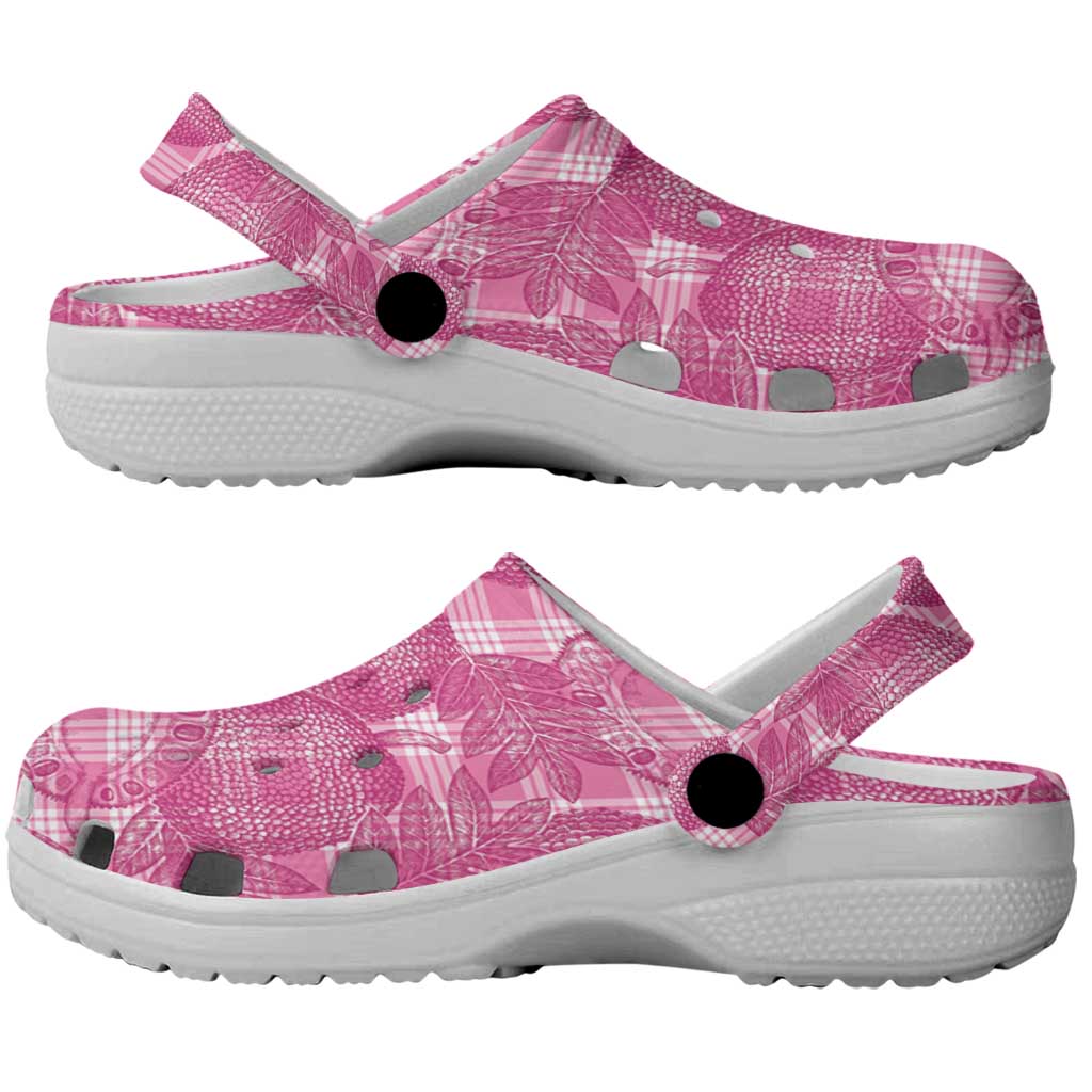 Alaka Hawaii Breadfruit Palaka Motifs Clogs Shoes