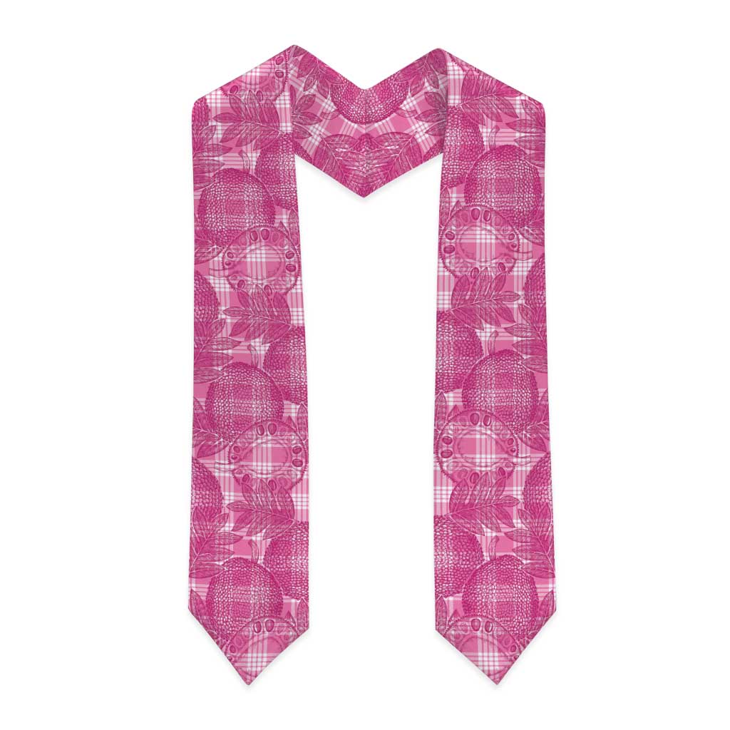 Alaka Hawaii Breadfruit Palaka Motifs Graduation Stole
