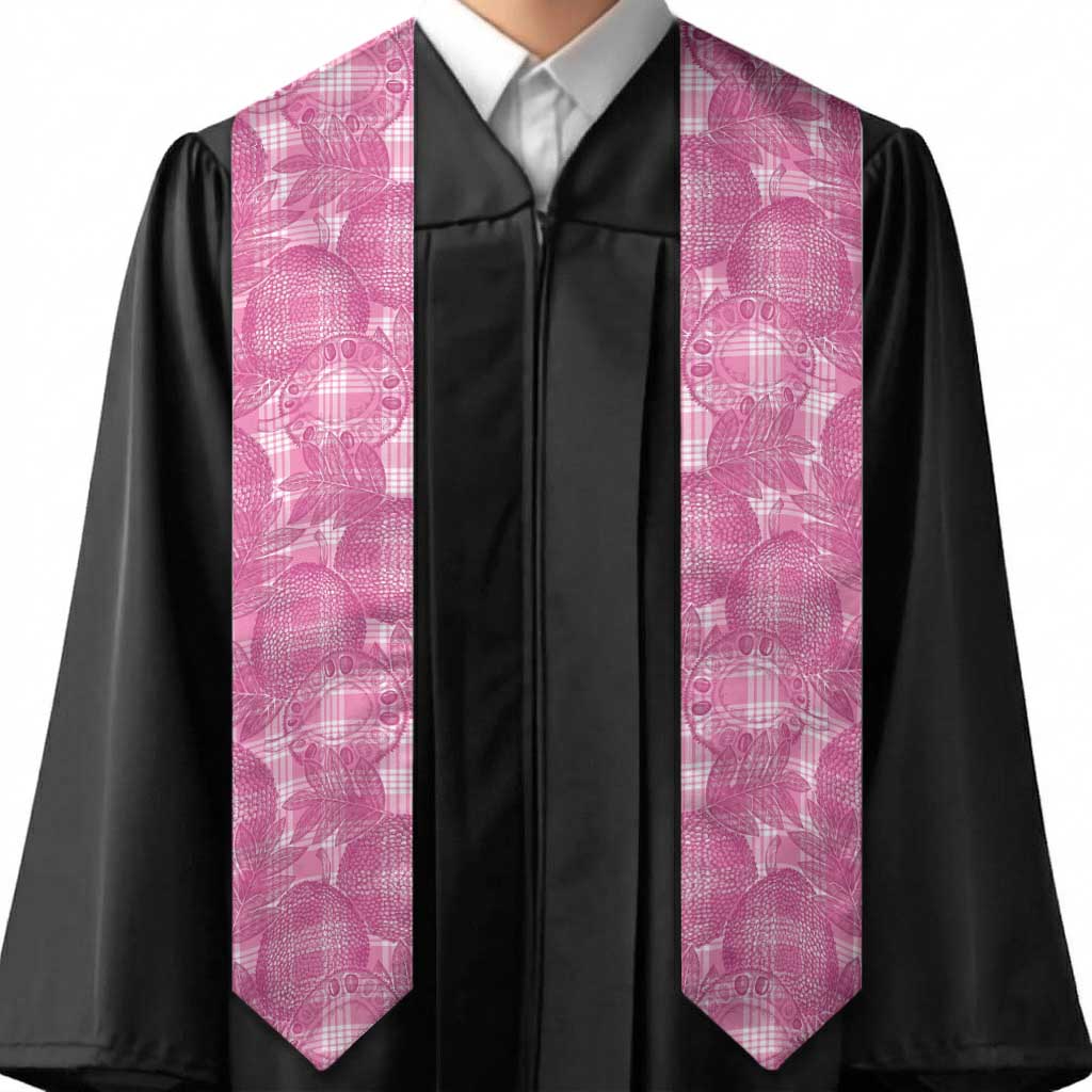 Alaka Hawaii Breadfruit Palaka Motifs Graduation Stole