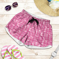 Alaka Hawaii Breadfruit Palaka Motifs Shorts for Women