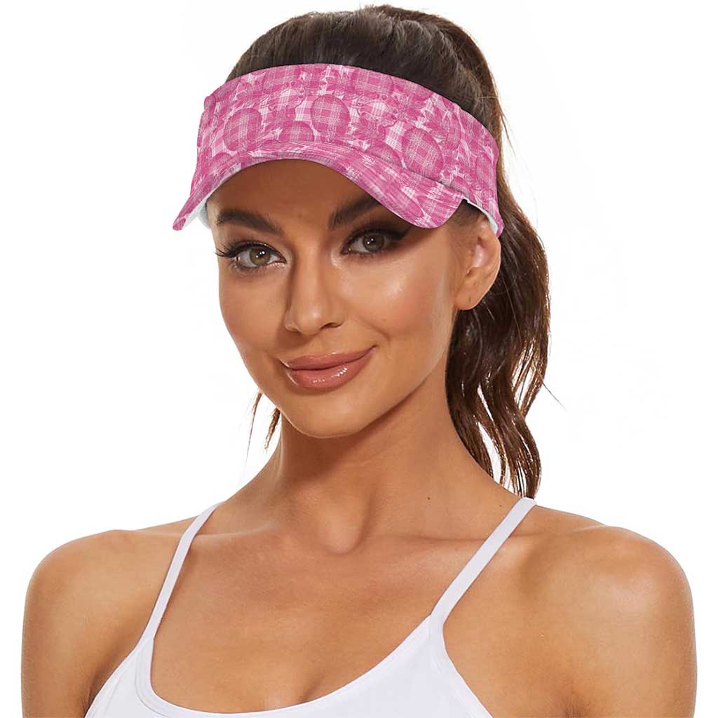 Alaka Hawaii Breadfruit Palaka Motifs Sun Visor Cap