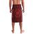 All Red Tonga Malo e lelei Lavalava Vintage Ngatu Tribal Pattern - Polynesian Pride