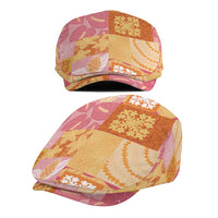 Aloha Hawaii Quilt Floral Patchwork Style Jeff Hat