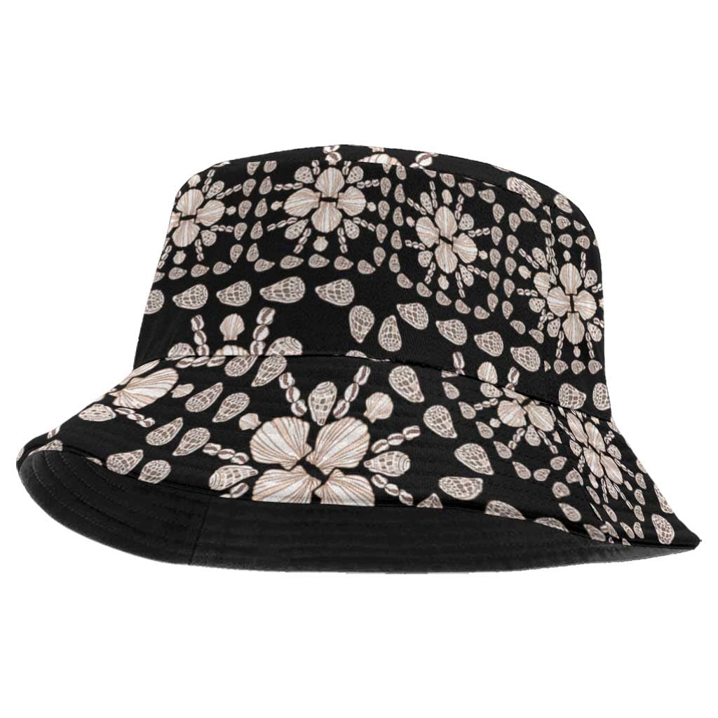 Aloha Hawaii Shell Quilt Bucket Hat Seamless Style - Polynesian Pride