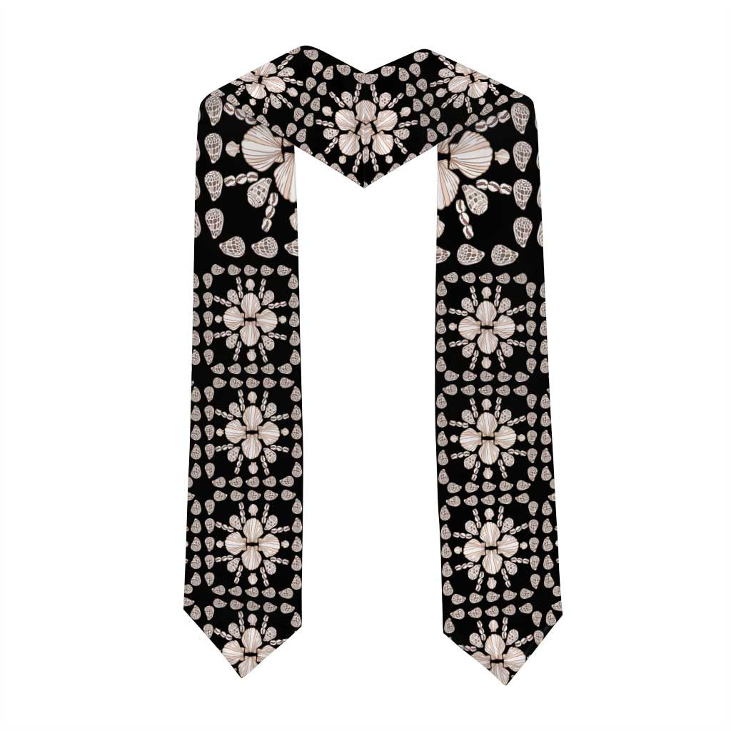 Aloha Hawaii Shell Quilt Graduation Stole Seamless Style - Polynesian Pride