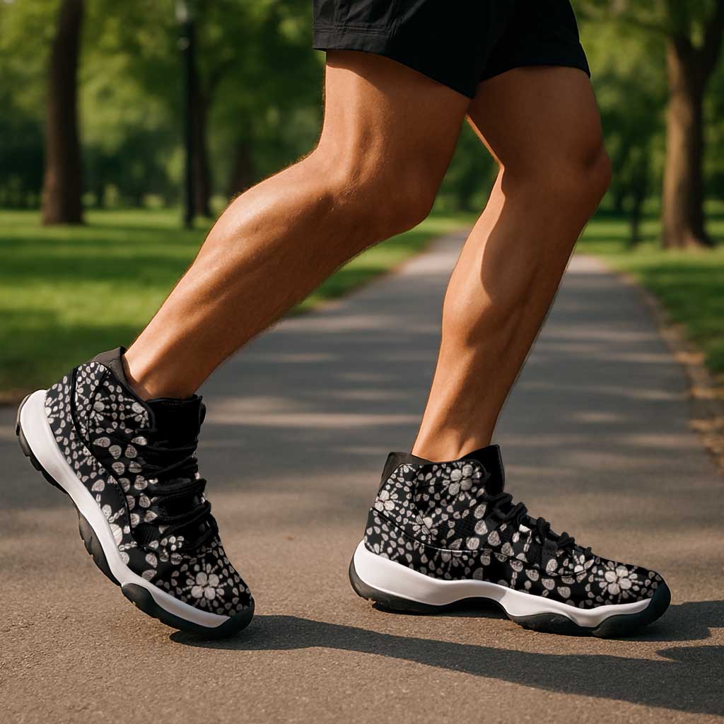 Aloha Hawaii Shell Quilt Sneakers J11 Seamless Style - Polynesian Pride