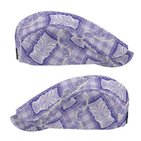 Aloha Hawaii Tiki Palaka Motifs Jeff Hat Honohono Lei Purple Elegant Vibes LT14 - Polynesian Pride