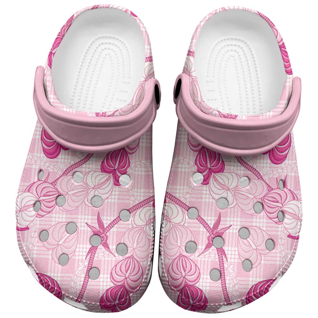 Anthurium Pikake Ti Leaf Palaka Clogs Shoes Pink Version
