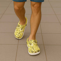 Anthurium Pikake Ti Leaf Palaka Clogs Shoes Yellow Version