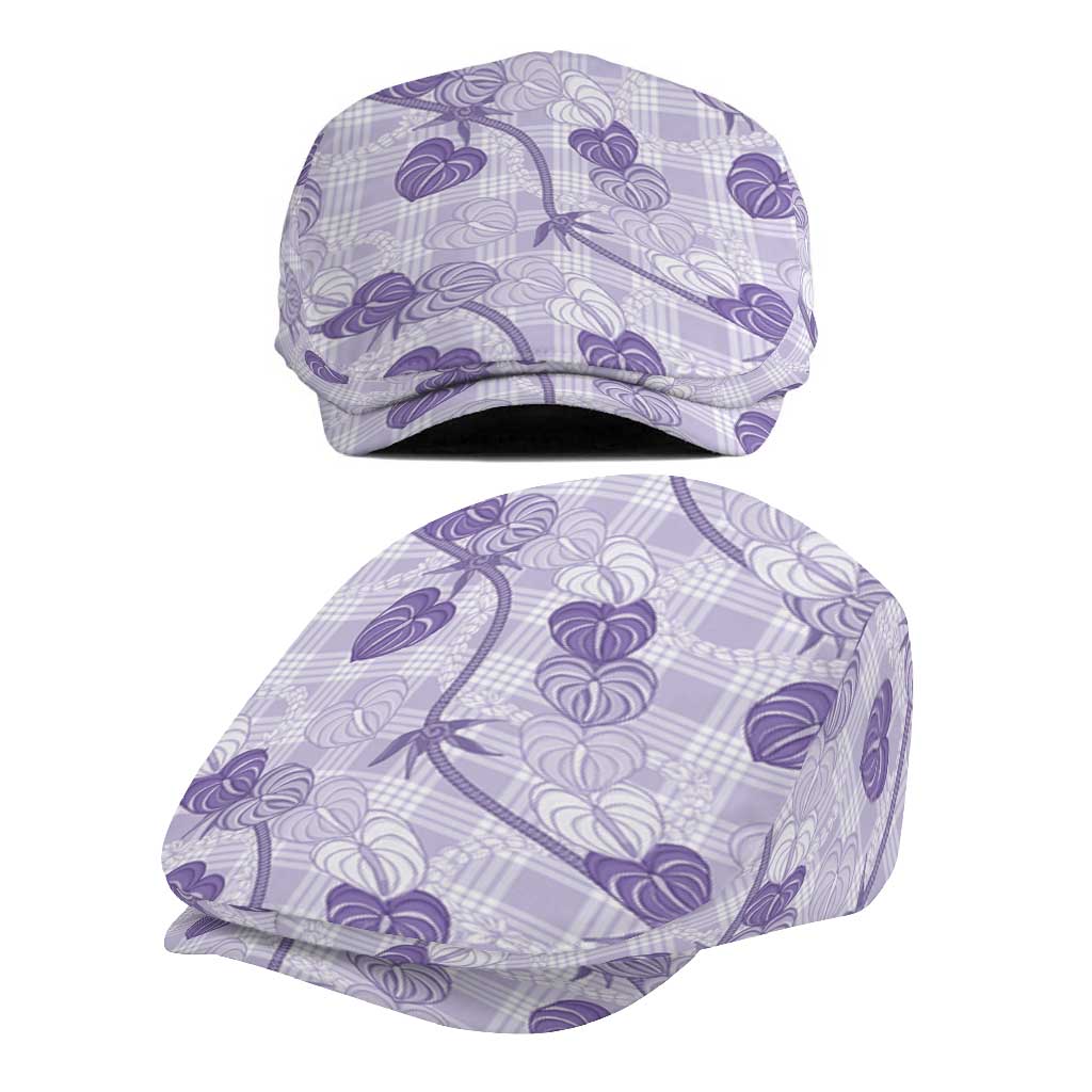 Anthurium Pikake Ti Leaf Palaka Jeff Hat Purple Version
