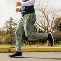 Anthurium Pikake Ti Leaf Palaka Jogger Pants Green Version