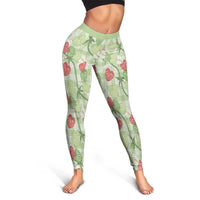 Anthurium Pikake Ti Leaf Palaka Leggings Green Version