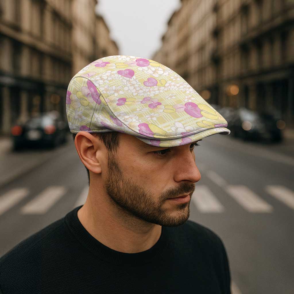 Anthurium Plumeria Lei Pastel Jeff Hat Yellow Hawaiian Splendid Palaka