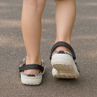Aotearoa Kowhaiwhai Poutama Rainbow Motif Clogs Shoes