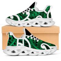 Aotearoa Maori Kowhaiwhai Clunky Sneakers Kakariki Puhoro and Patiki