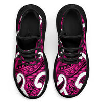 Aotearoa Maori Kowhaiwhai Clunky Sneakers Mawhero Puhoro and Patiki