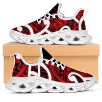 Aotearoa Maori Kowhaiwhai Clunky Sneakers Whero Puhoro and Patiki