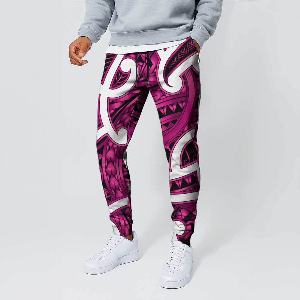 Aotearoa Maori Kowhaiwhai Jogger Pants Mawhero Puhoro and Patiki