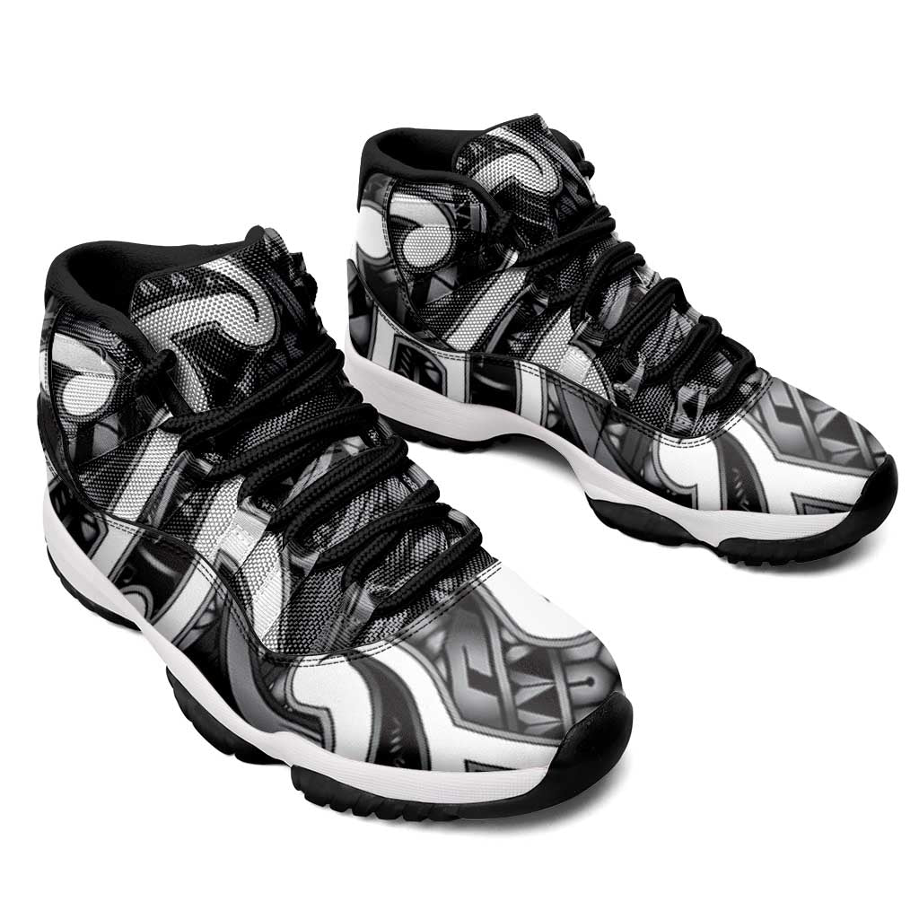 Aotearoa Maori Kowhaiwhai Sneakers J11 Kiwikiwi Puhoro and Patiki